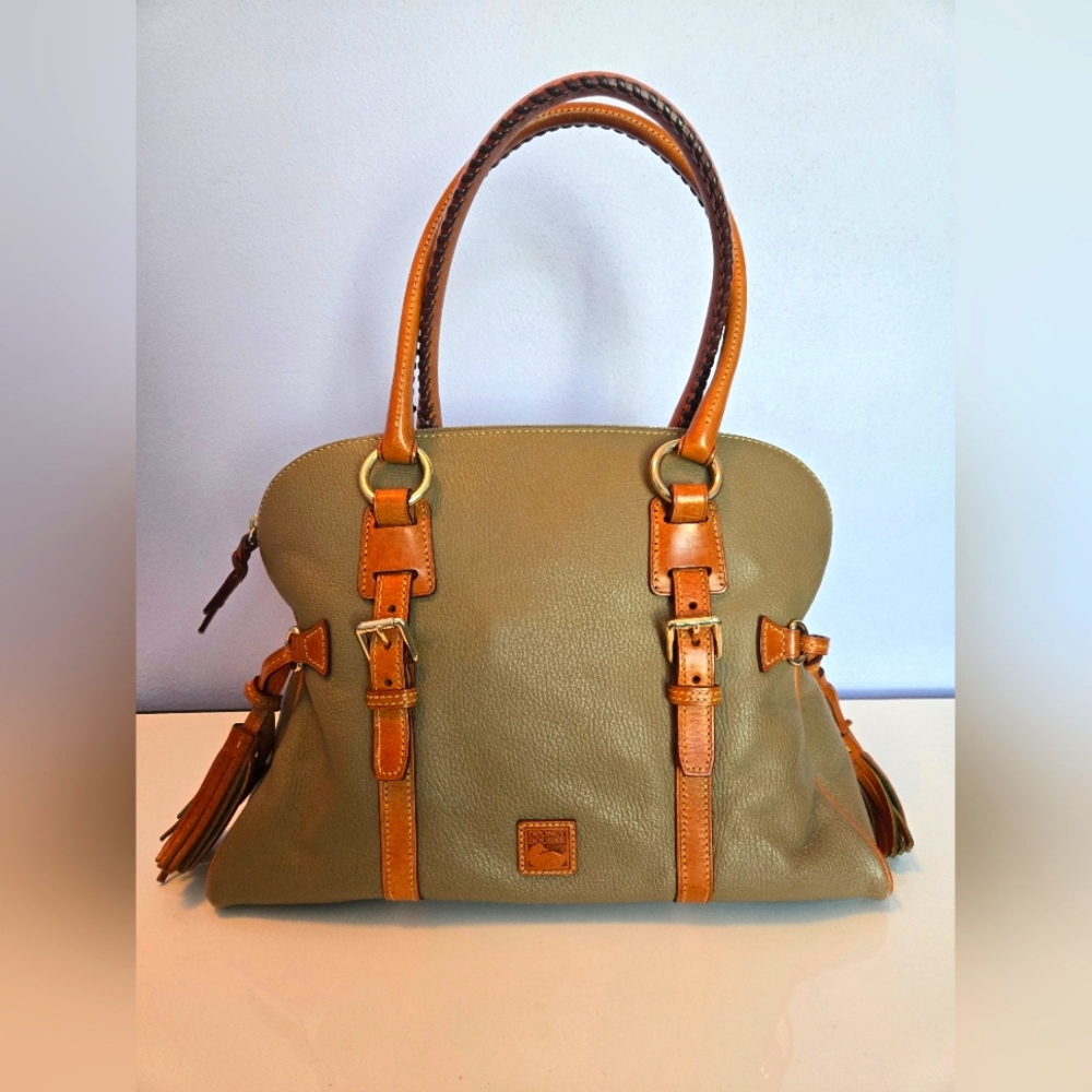 Dooney & Bourke Domed Buckle Satchel - Taupe